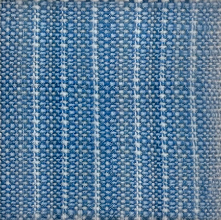 Blue woven fabric image, made with Machine Learning software trained on images from the Quarry Bank fabric sample book